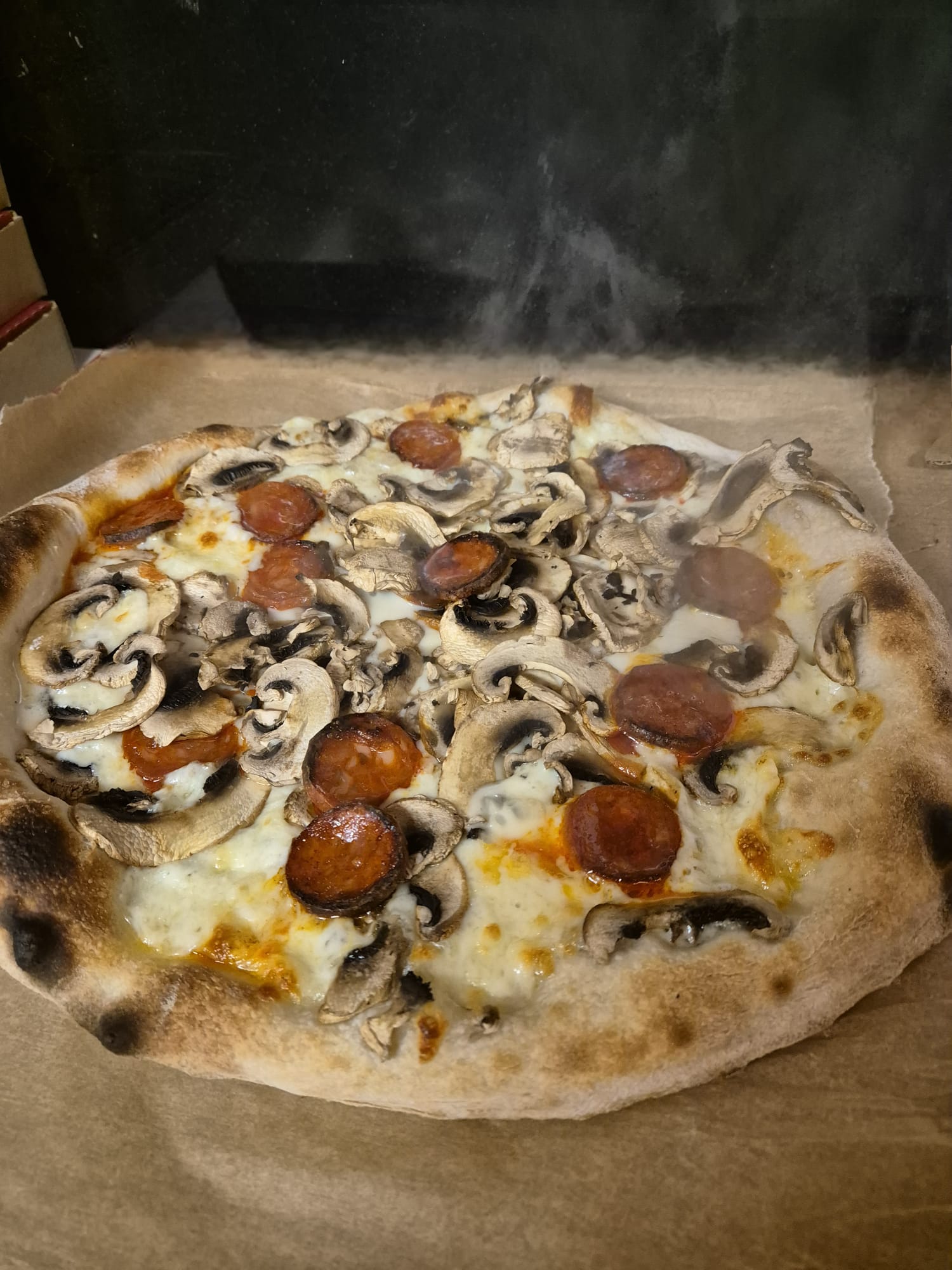 Pizza chorizo